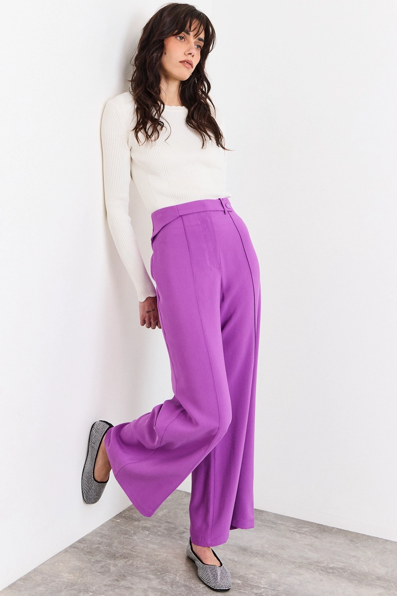PANTALON MORADO MUJER IO - 5