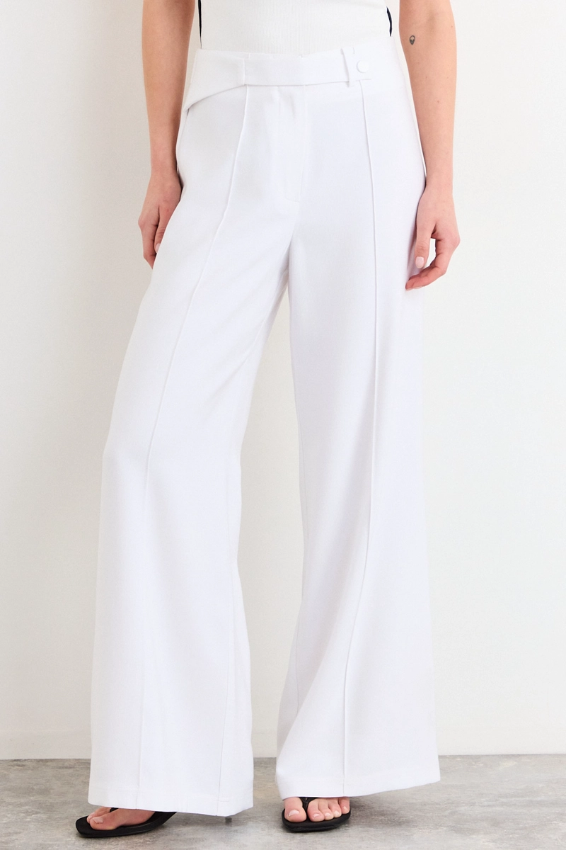 PANTALON BLANCO MUJER IO - 2