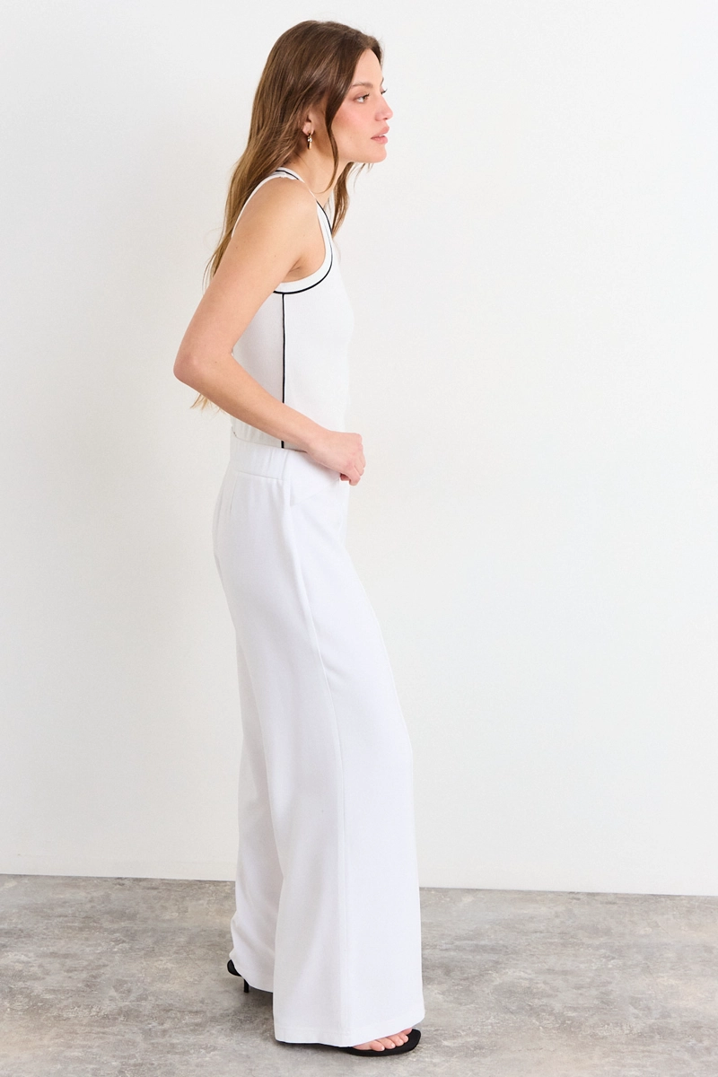 PANTALON BLANCO MUJER IO - 5