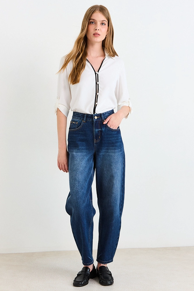 BLUSAS MANGA LARGA CRUDO MUJER ASH - 4