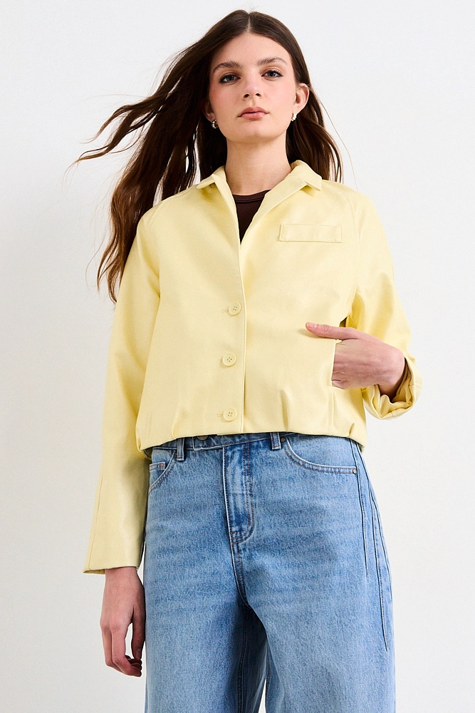 CHAQUETA AMARILLO MUJER IO - 1