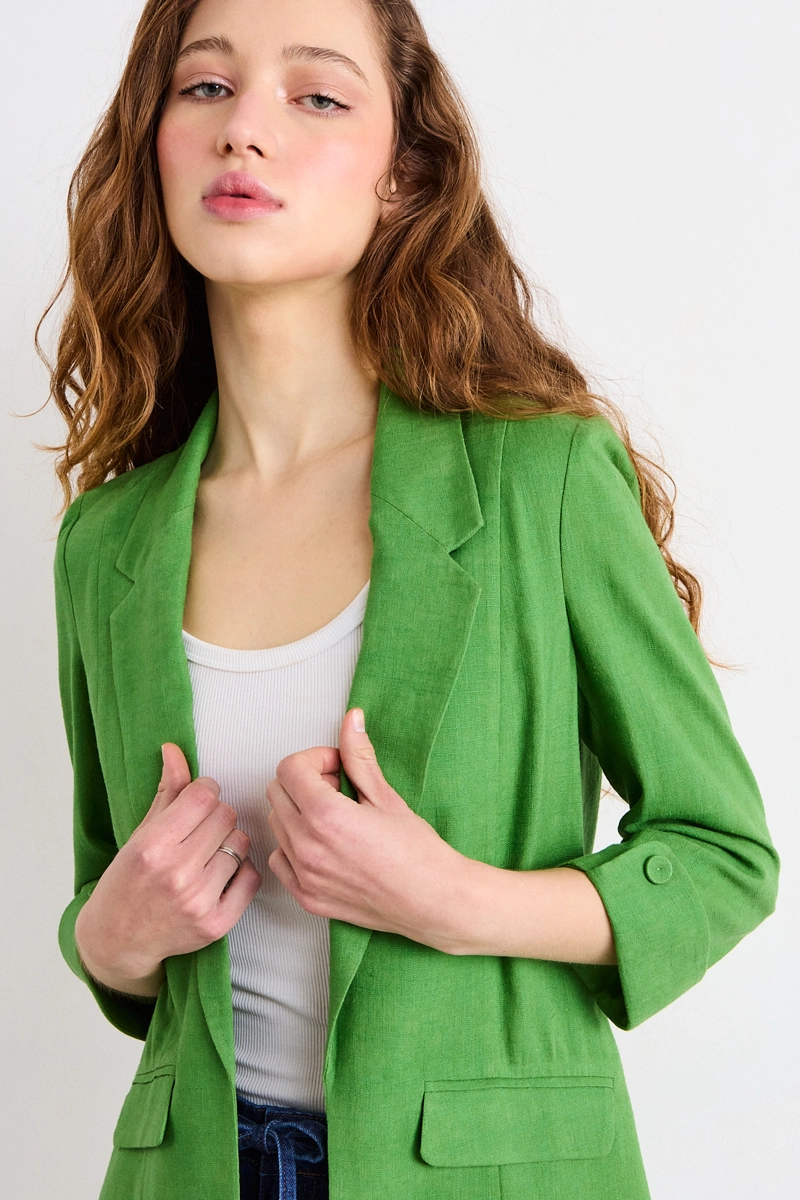 BLAZER VERDE MUJER IO - 1