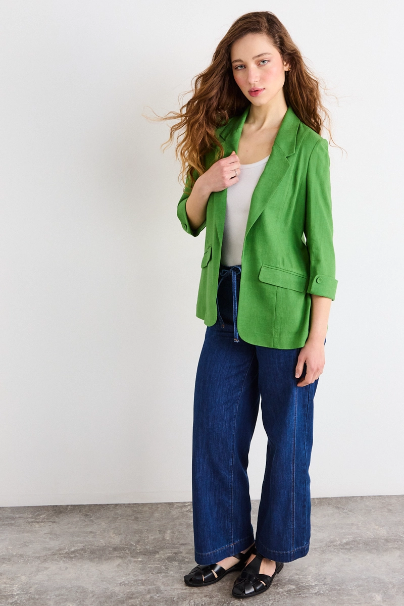 BLAZER VERDE MUJER IO - 4