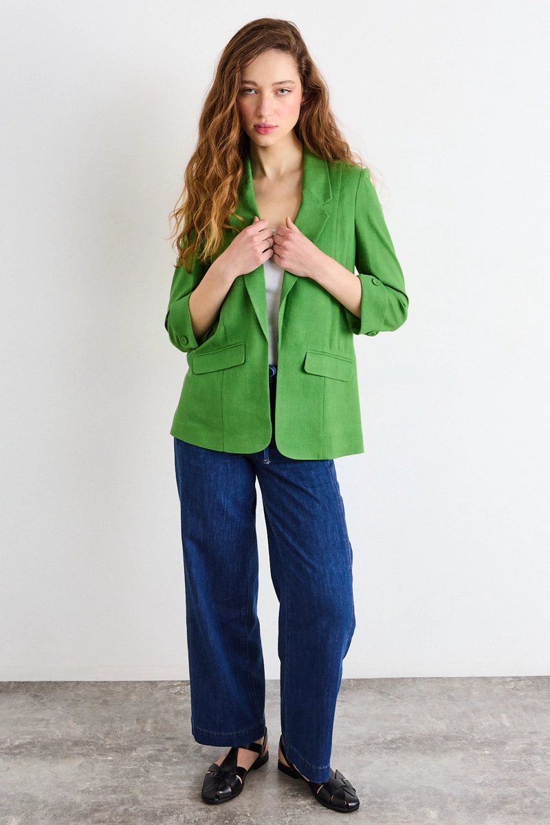 BLAZER VERDE MUJER IO - 5