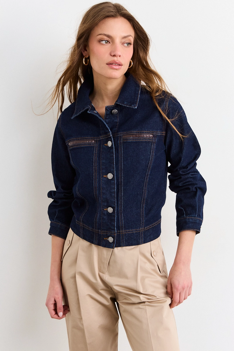 CHAQUETA AZUL MUJER IO - 2