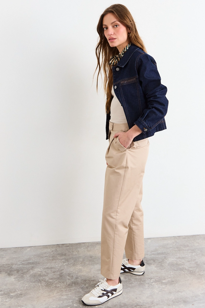CHAQUETA AZUL MUJER IO - 5