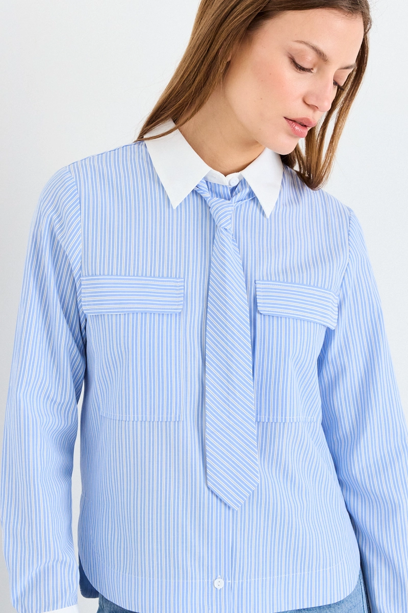 BLUSA FANTASIA AZUL MUJER IO - 2