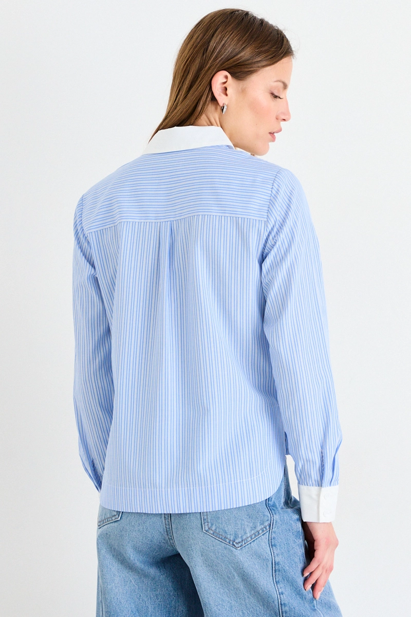BLUSA FANTASIA AZUL MUJER IO - 3