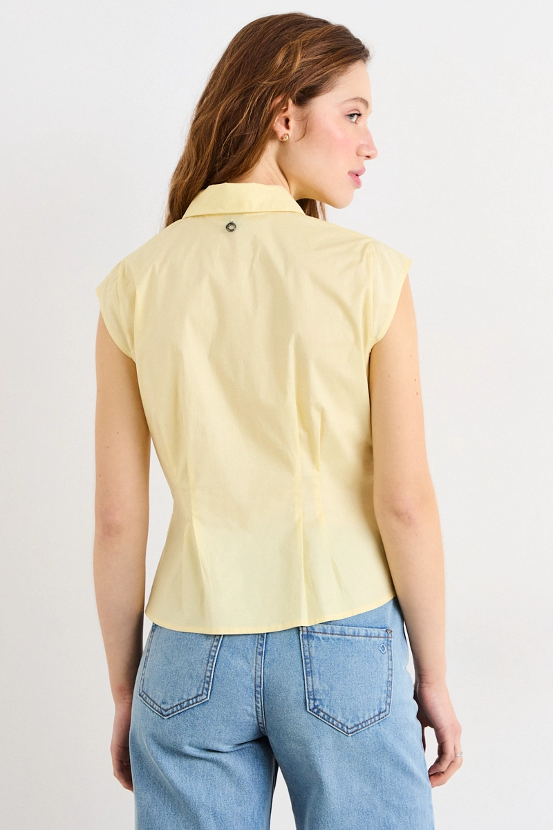 BLUSAS SIN MANGA AMARILLO MUJER IO - 3