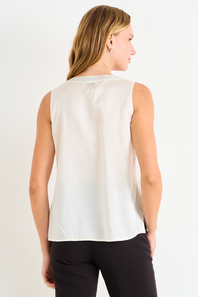 BLUSA LISA CRUDO MUJER ASH - 3