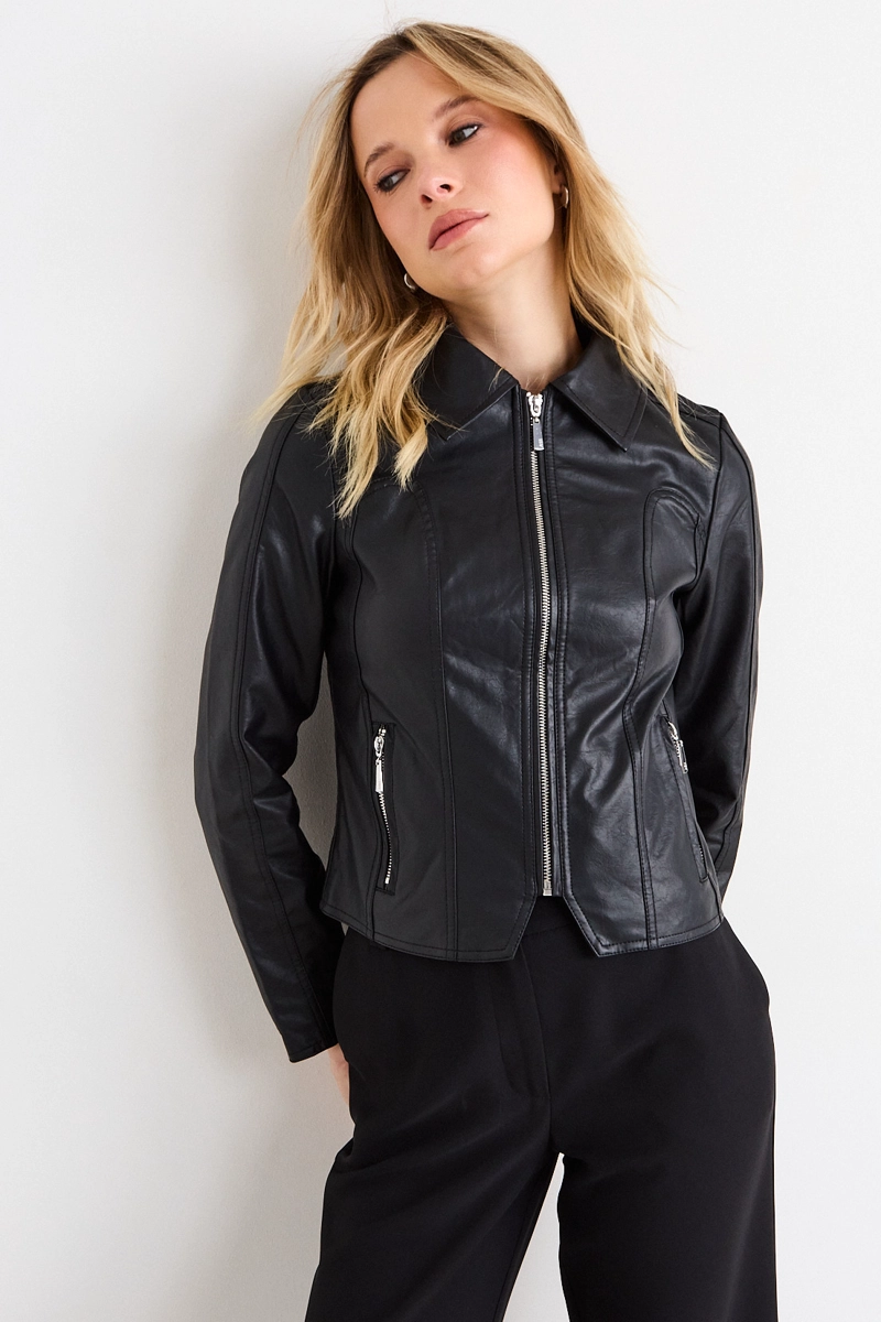 CHAQUETA NEGRO MUJER ASH - 1