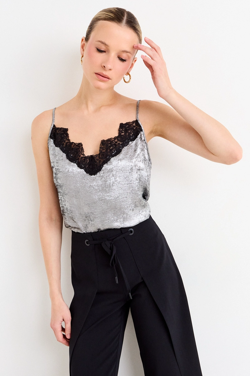 BLUSAS SIN MANGA NEGRO MUJER ASH - 3