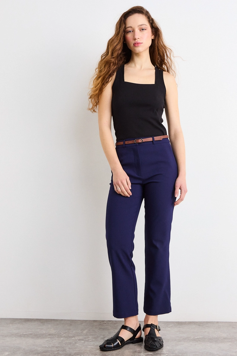 PANTALON AZUL MUJER IO 46