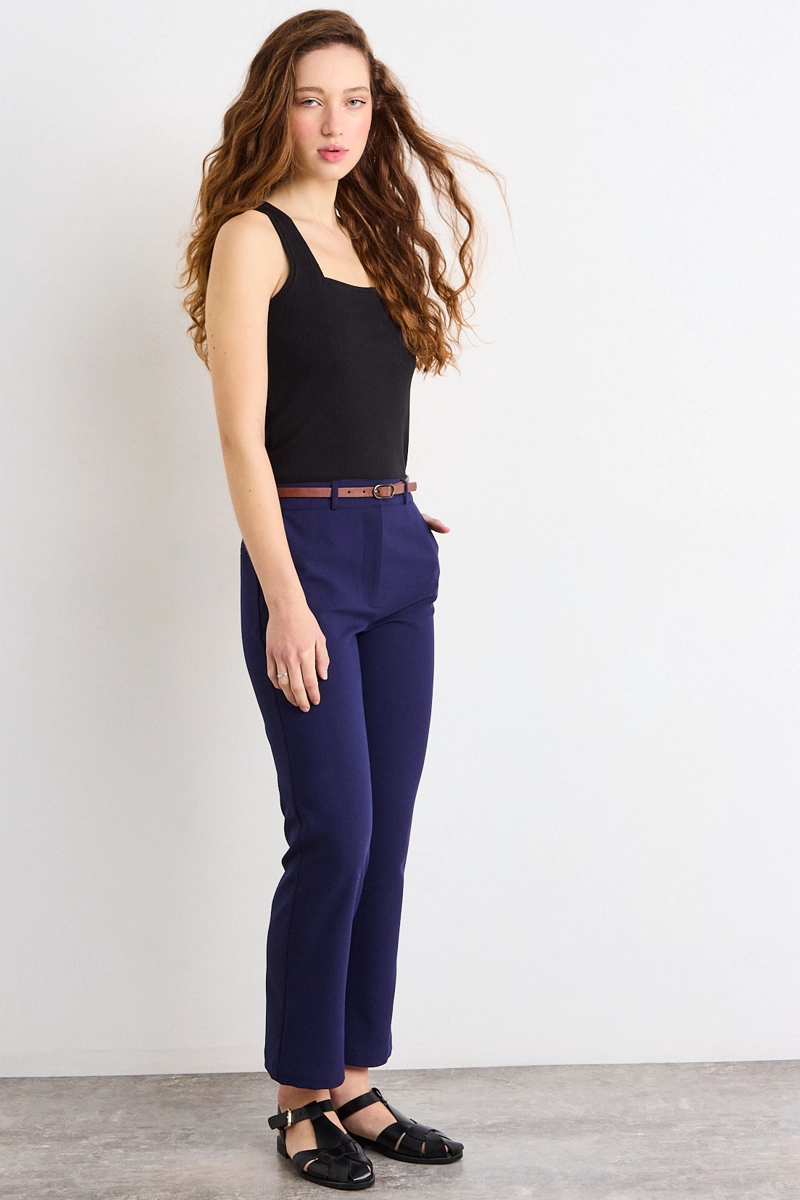 PANTALON AZUL MUJER IO - 5