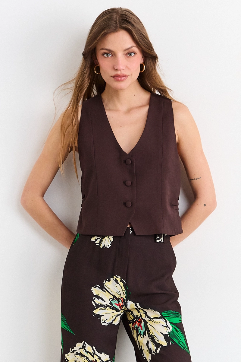 GILET CAFE MUJER IO - 2