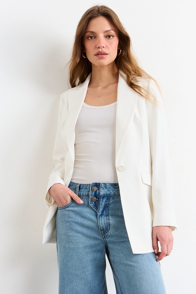 BLAZER CRUDO MUJER IO - 1