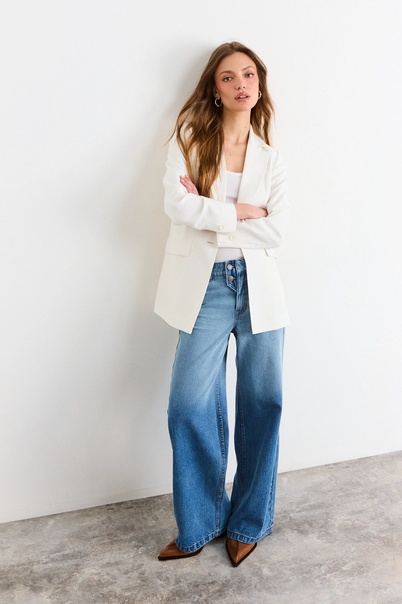 BLAZER CRUDO MUJER IO - 4