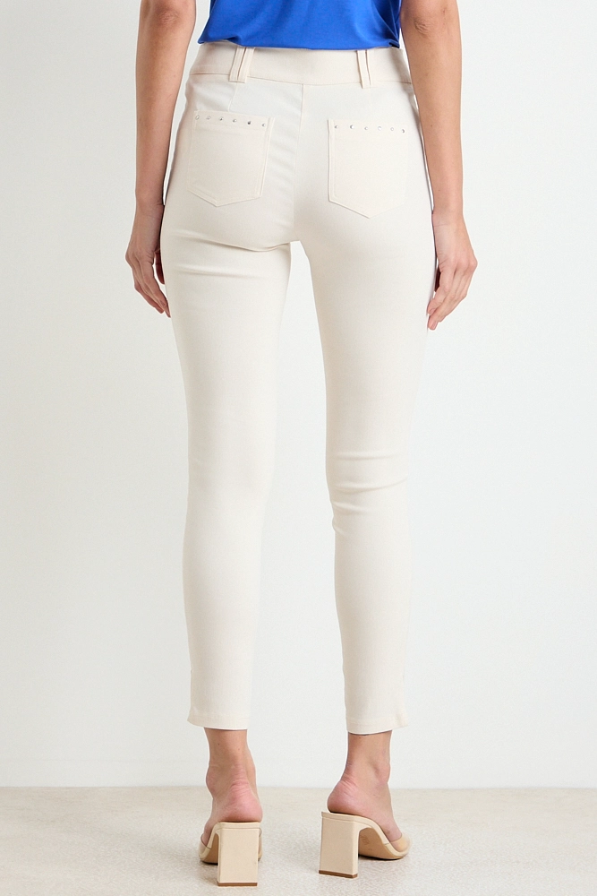 PANTALON LISO BEIGE MUJER ASH - 4