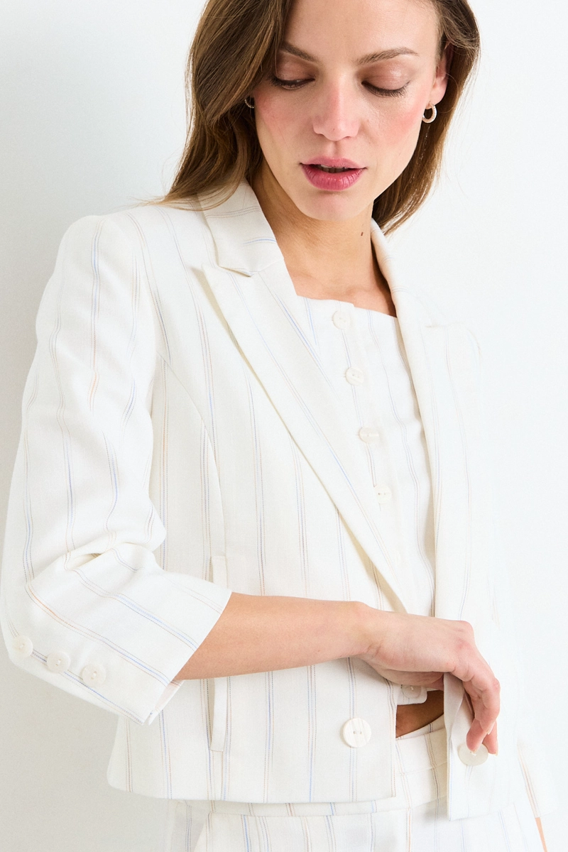 BLAZER CRUDO MUJER IO - 2