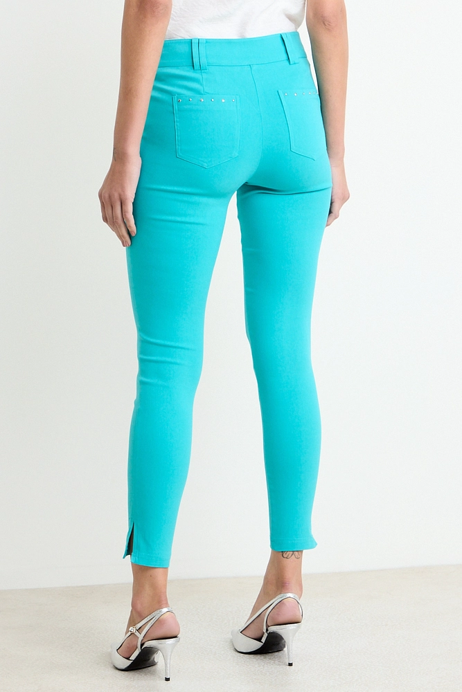 PANTALON LISO VERDE CATA MUJER ASH - 4