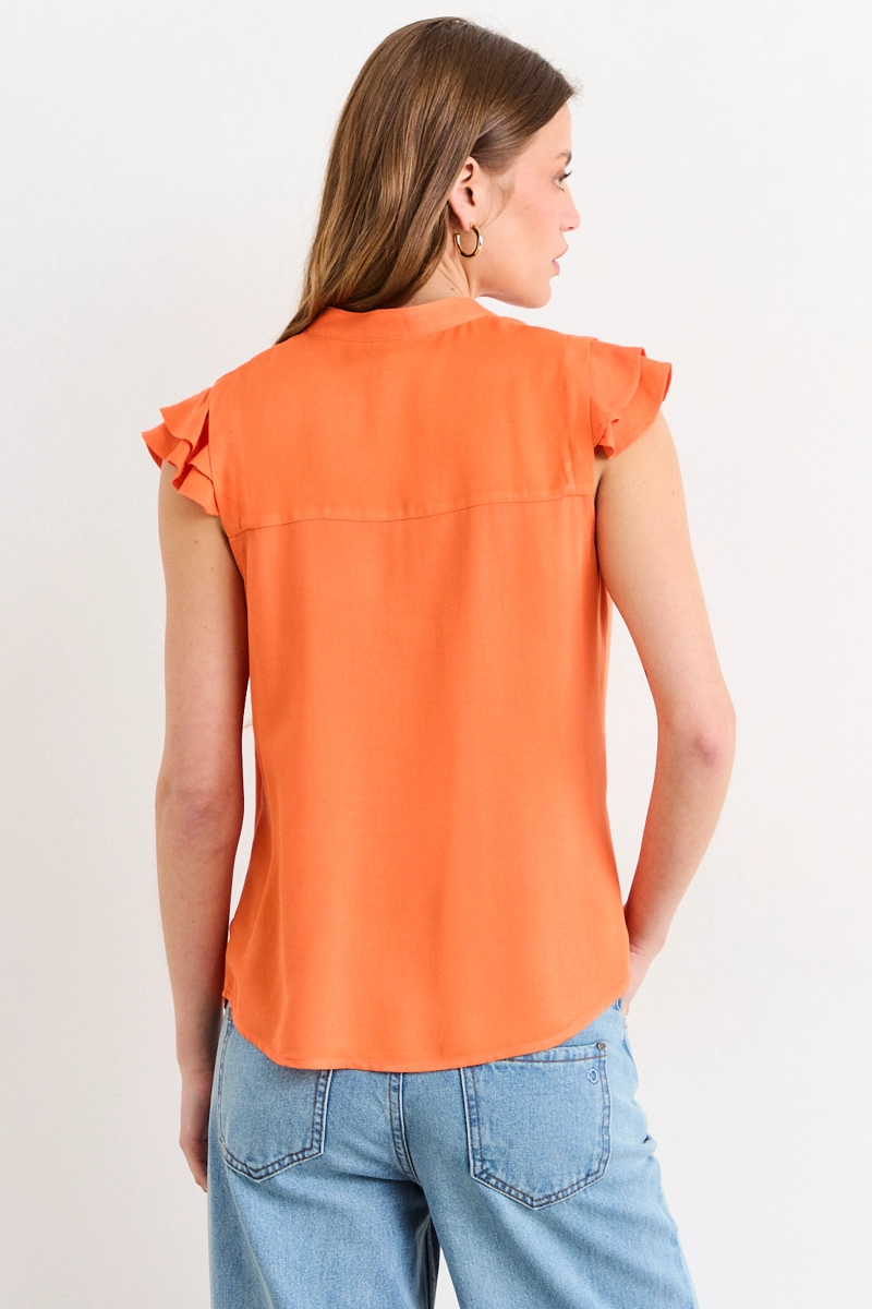 BLUSAS SIN MANGA NARANJO MUJER IO - 3
