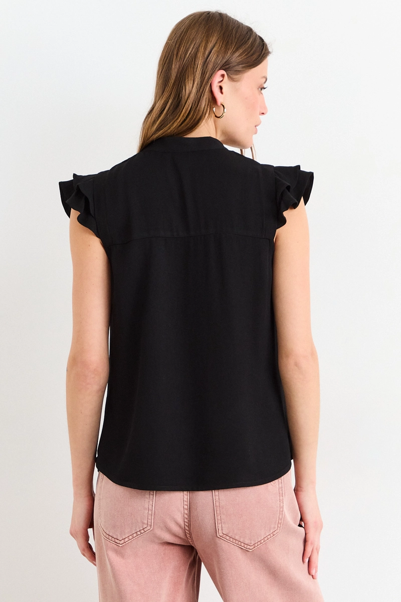 BLUSAS SIN MANGA NEGRO MUJER IO - 3
