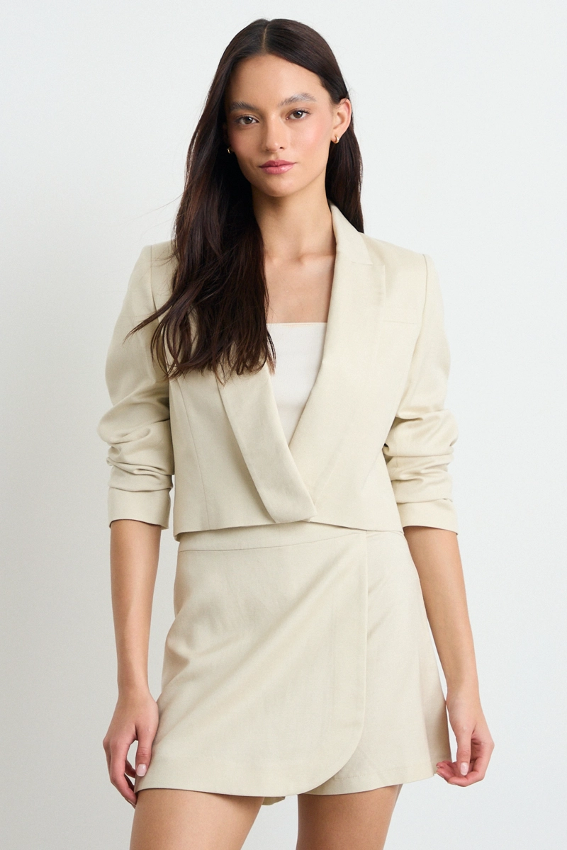 BLAZER BEIGE MUJER IO - 2