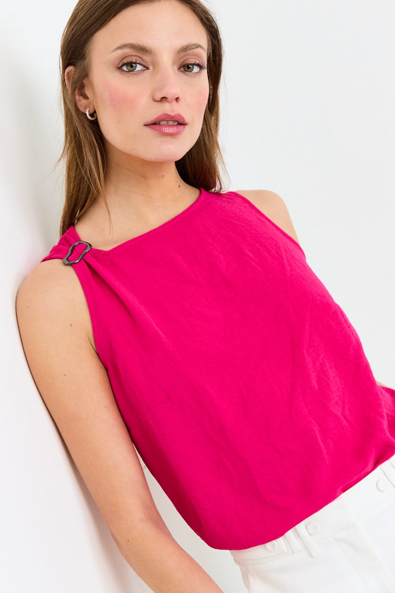 POLERA SIN MANGAS CORAL MUJER IO - 1