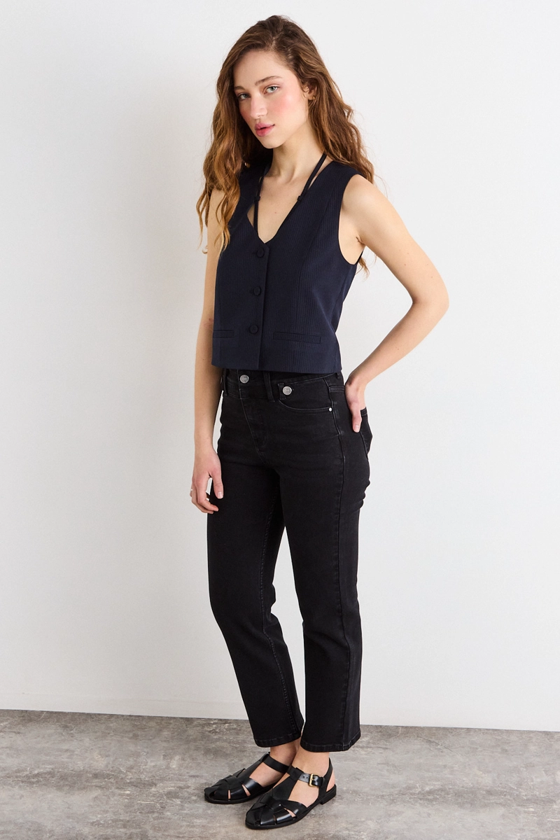JEANS NEGRO MUJER IO - 5