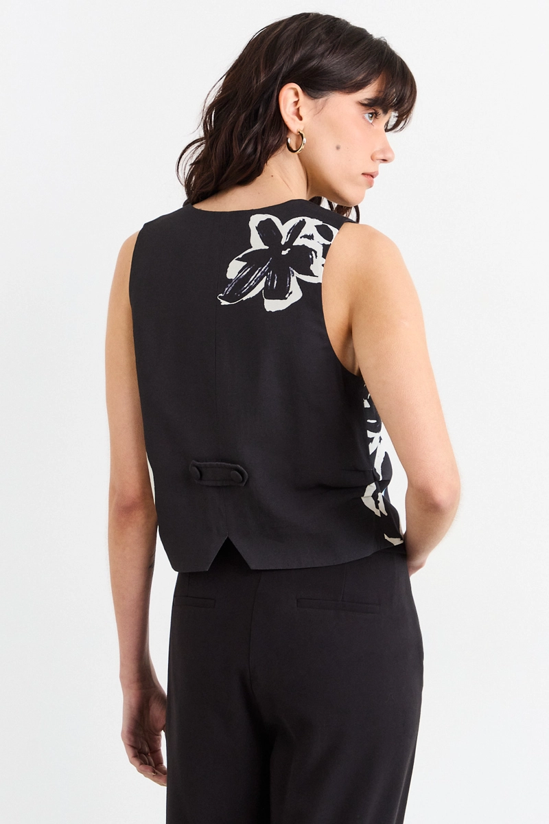 GILET NEGRO MUJER IO - 3
