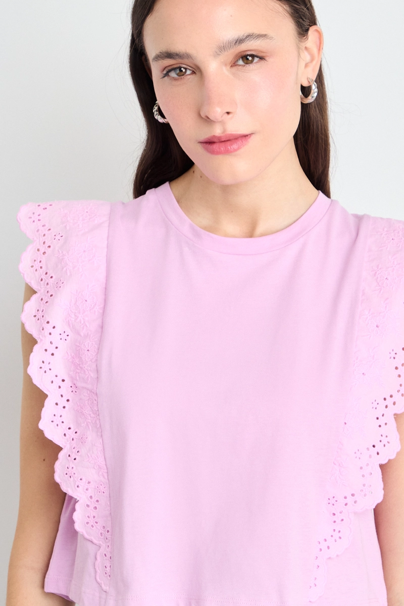 POLERA LISA LILA MEDIO MUJER IO - 2