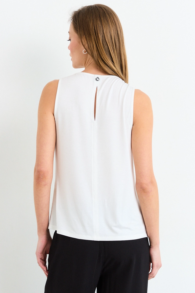 POLERA SIN MANGAS CRUDO MUJER IO - 3