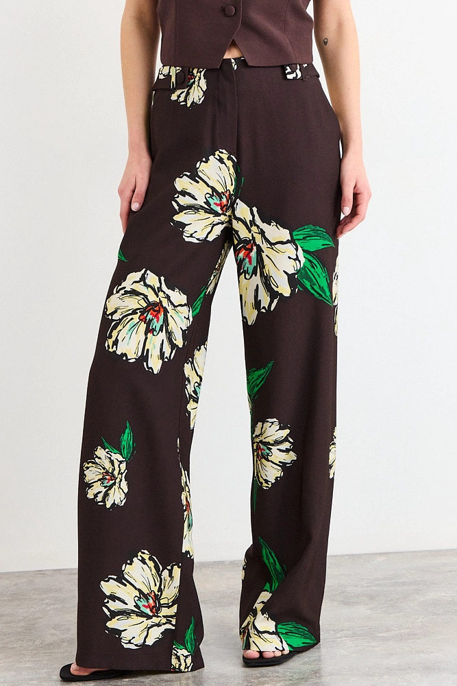 PANTALON CAFE MUJER IO - 3