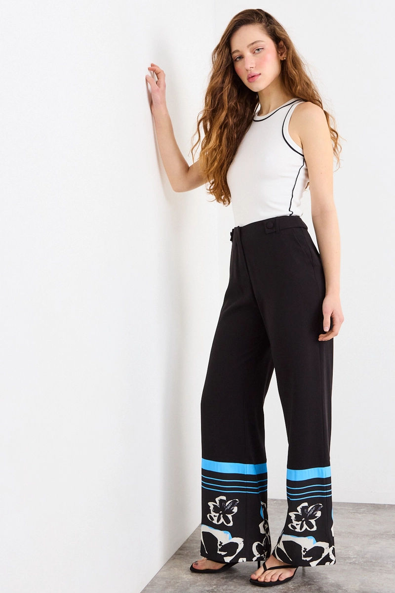PANTALON NEGRO MUJER IO - 5