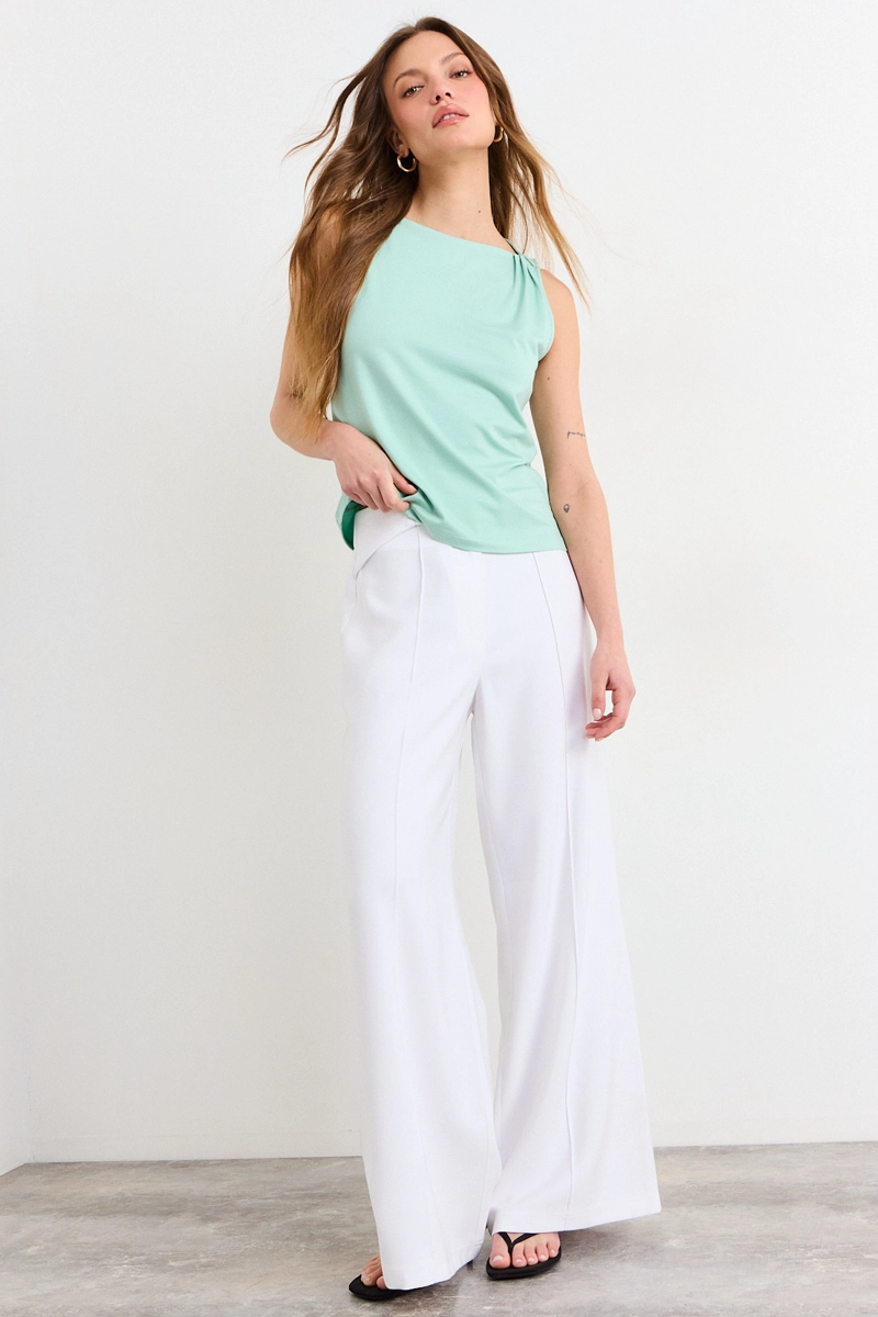 POLERA SIN MANGAS CELESTE MUJER IO - 4