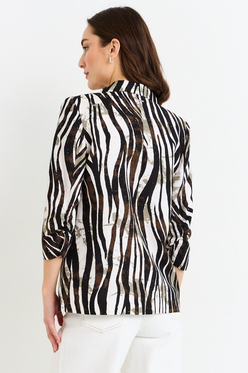 BLAZER CAFE MUJER ASH - 3