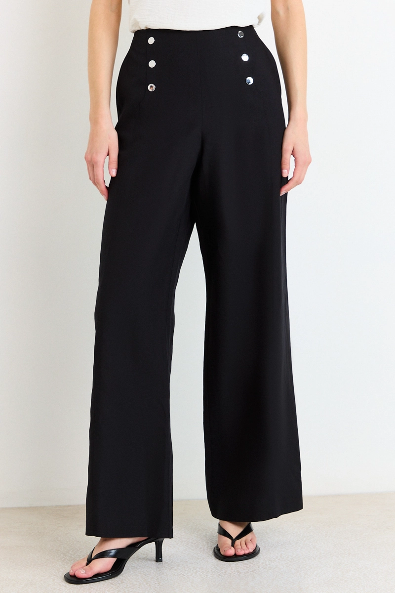 PANTALON NEGRO MUJER ASH - 2