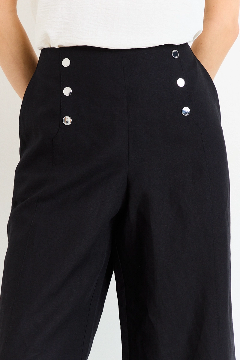 PANTALON NEGRO MUJER ASH - 3