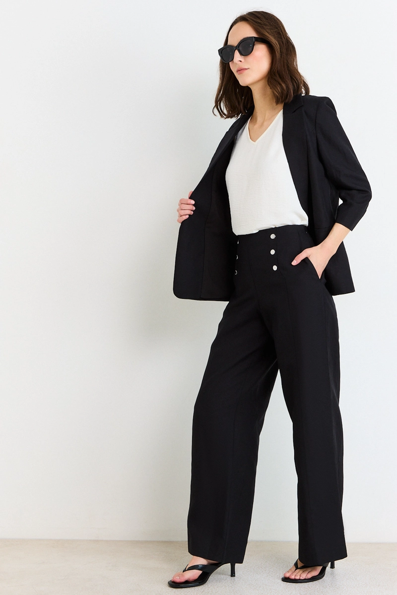PANTALON NEGRO MUJER ASH - 5