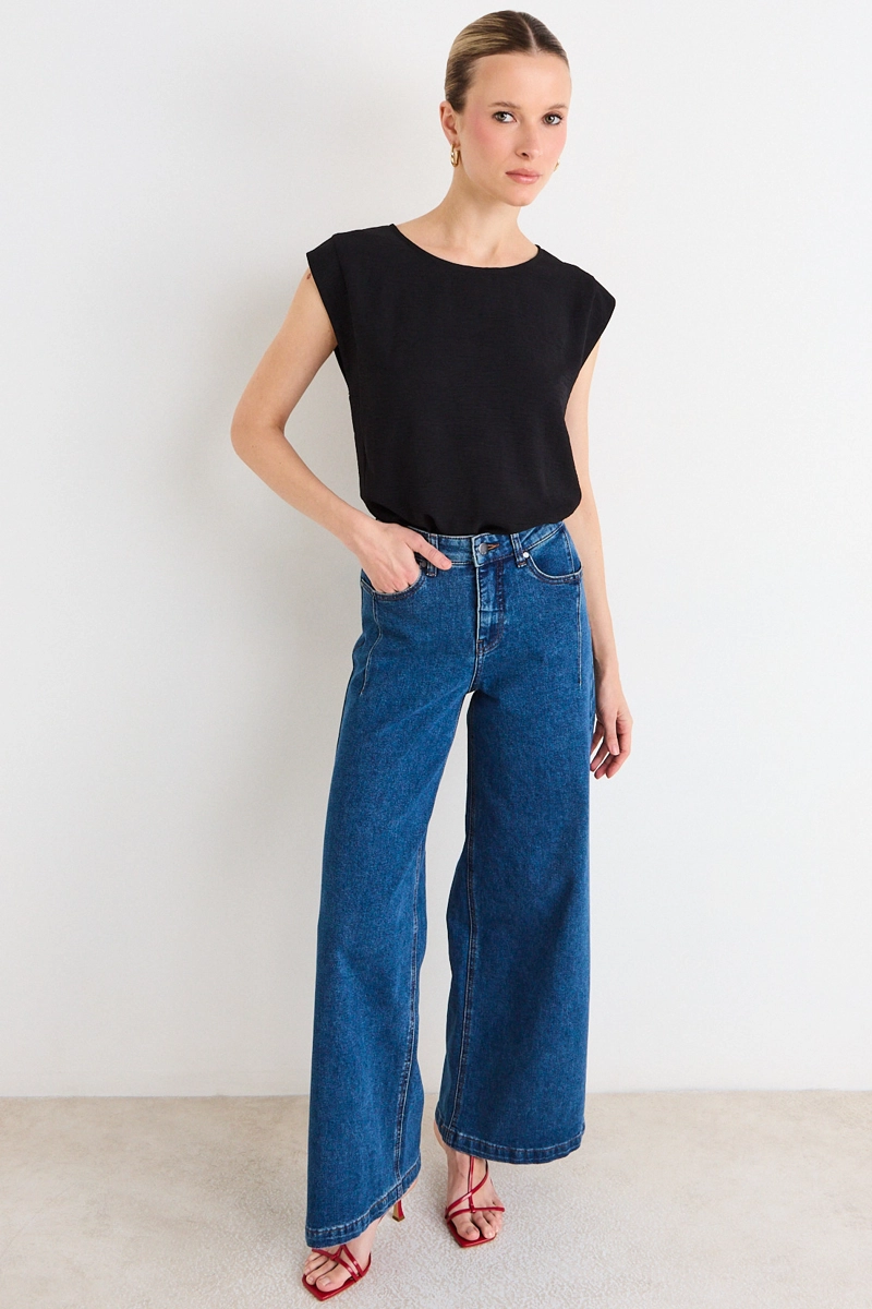 BLUSAS SIN MANGA NEGRO MUJER ASH - 5