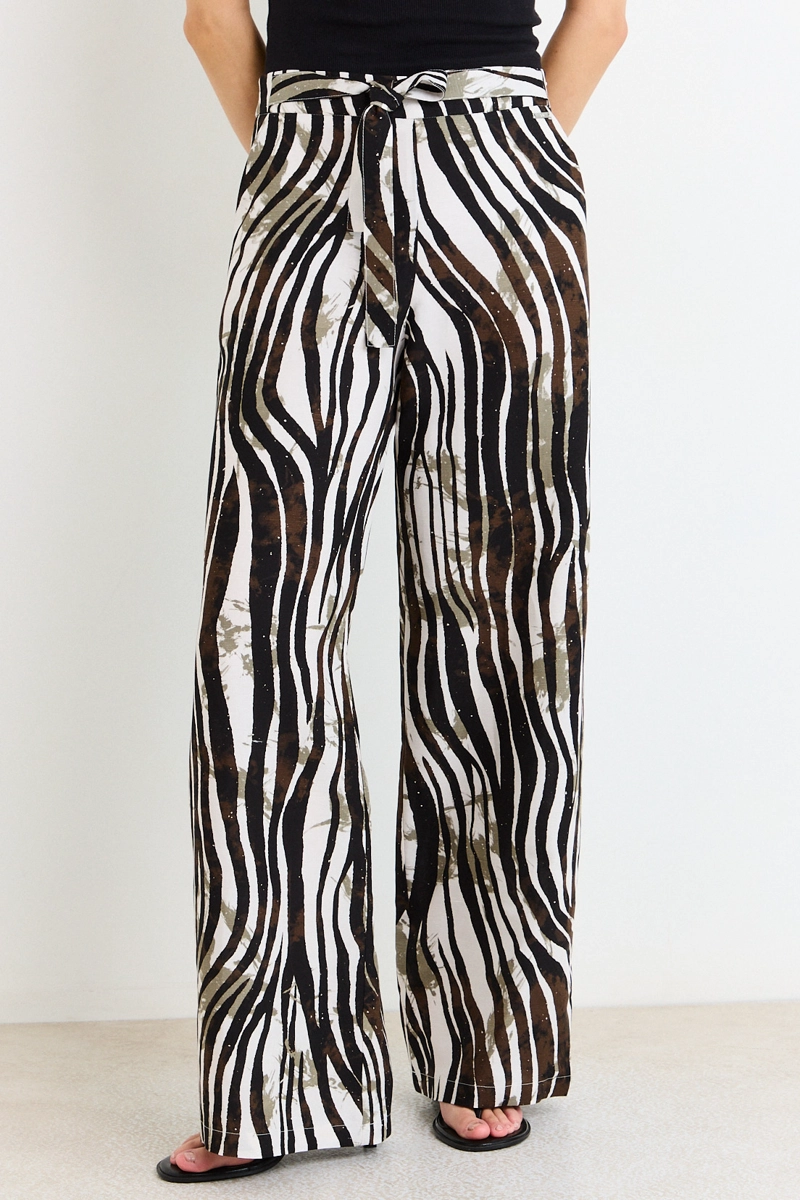 PANTALON CAFE MUJER ASH - 2