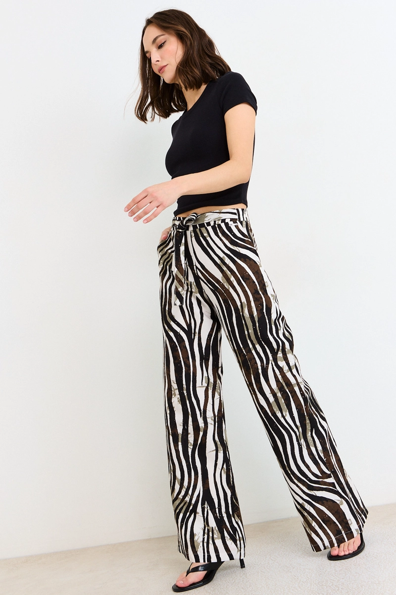 PANTALON CAFE MUJER ASH - 5