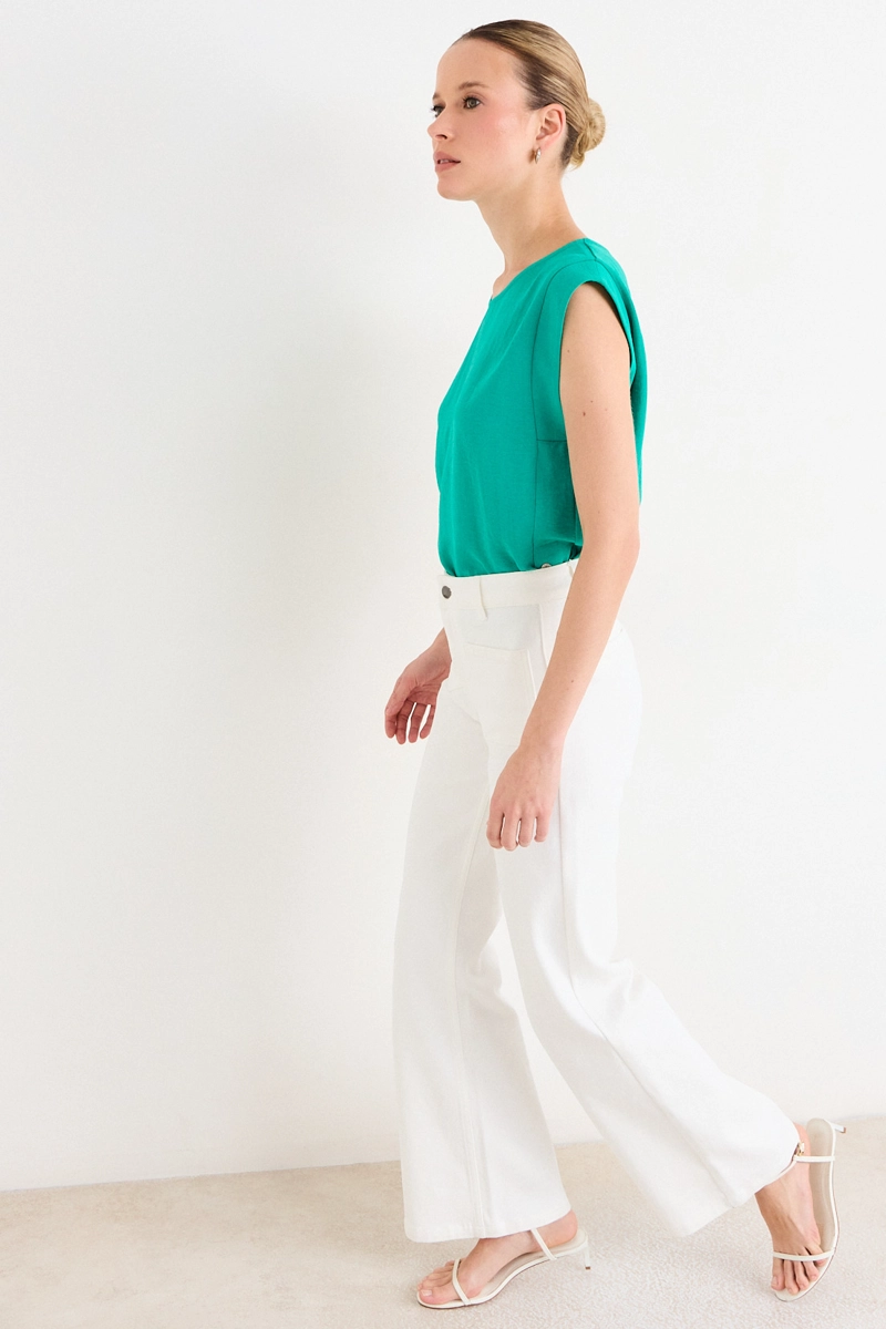 BLUSAS SIN MANGA VERDE MUJER ASH - 5