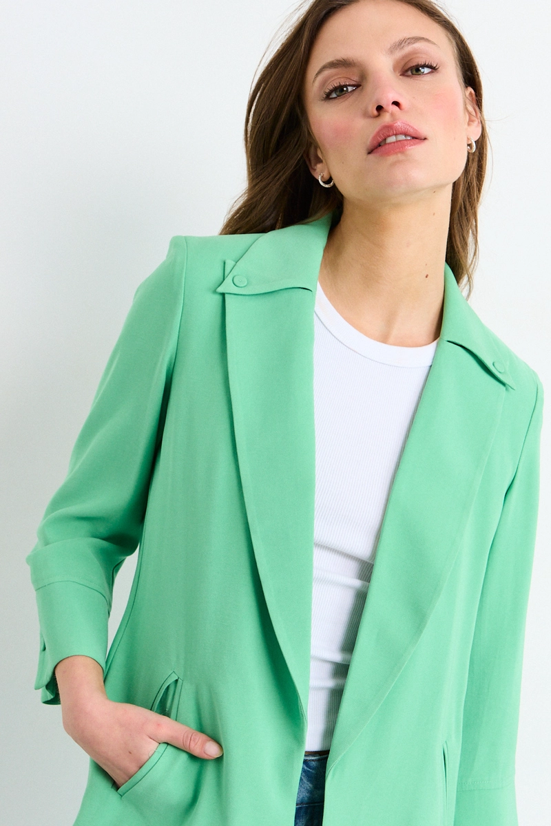 BLAZER VERDE MUJER IO - 2
