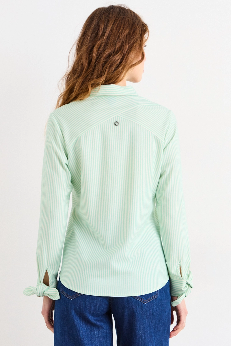 BLUSAS MANGA LARGA VERDE MUJER IO - 3
