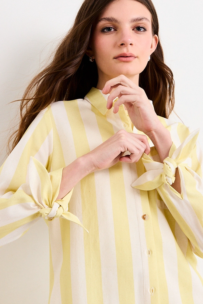 BLUSAS MANGA LARGA AMARILLO MUJER IO - 2