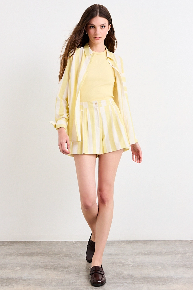 BLUSAS MANGA LARGA AMARILLO MUJER IO - 5