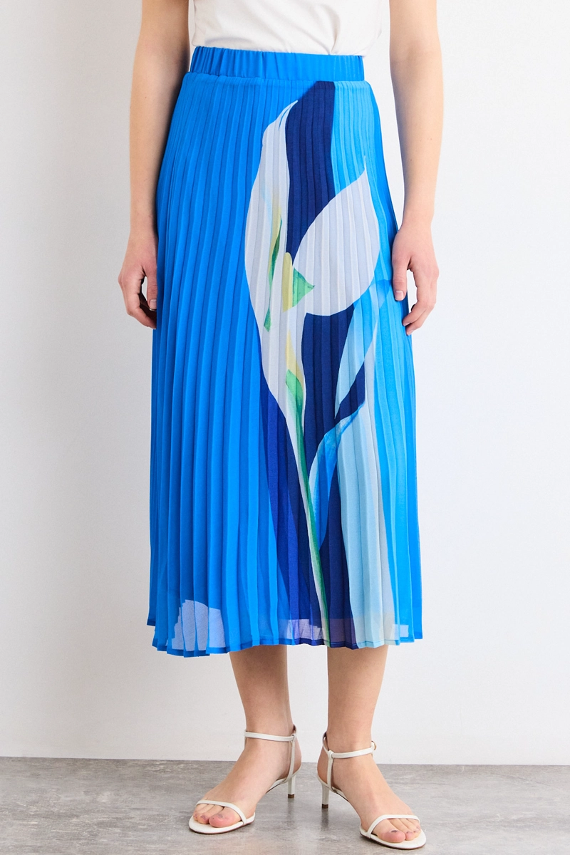 FALDA LARGA AZUL MUJER IO - 2