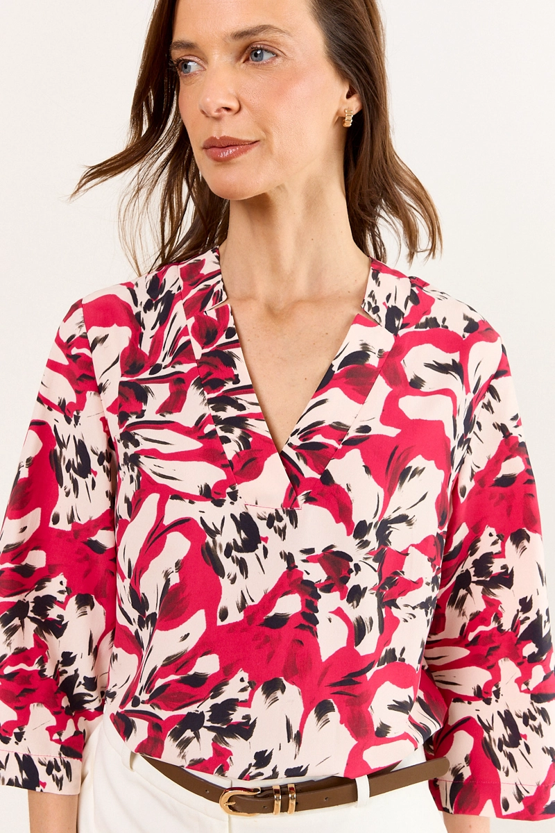 BLUSAS MANGA LARGA FUCSIA MUJER MA GRIFFE - 2