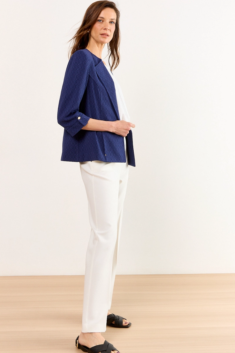 BLAZER AZUL MUJER MA GRIFFE - 4